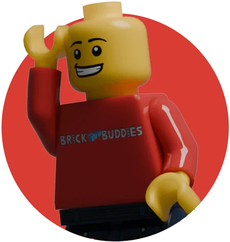LEGO figuur huren BrickBuddies zwaaiend